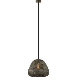 Antiek bronzen hanglamp Finou Light and Living