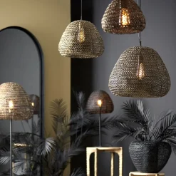 Antiek bronzen hanglamp Finou Light and Living