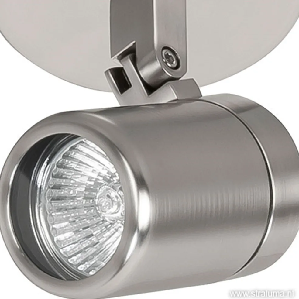 Badkamer spot Rain nikkel verstelbaar