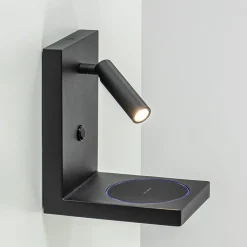 Bedlamp leesspot zwart incl. fast charger