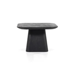 Bijzettafel Aron zwart 60x60 cm