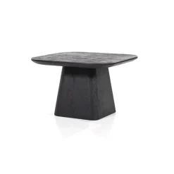 Bijzettafel Aron zwart 60x60 cm