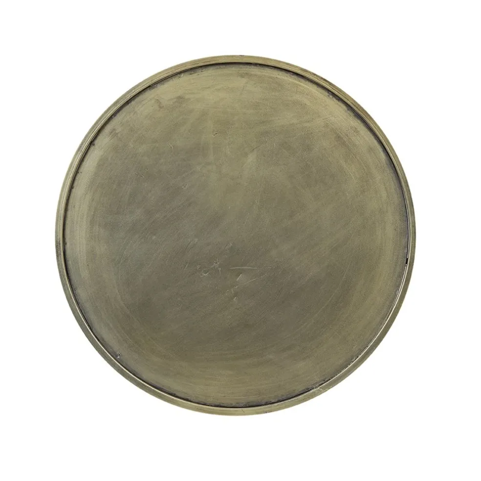Bijzettafel Envira antiek goud Ø30x80.5 cm