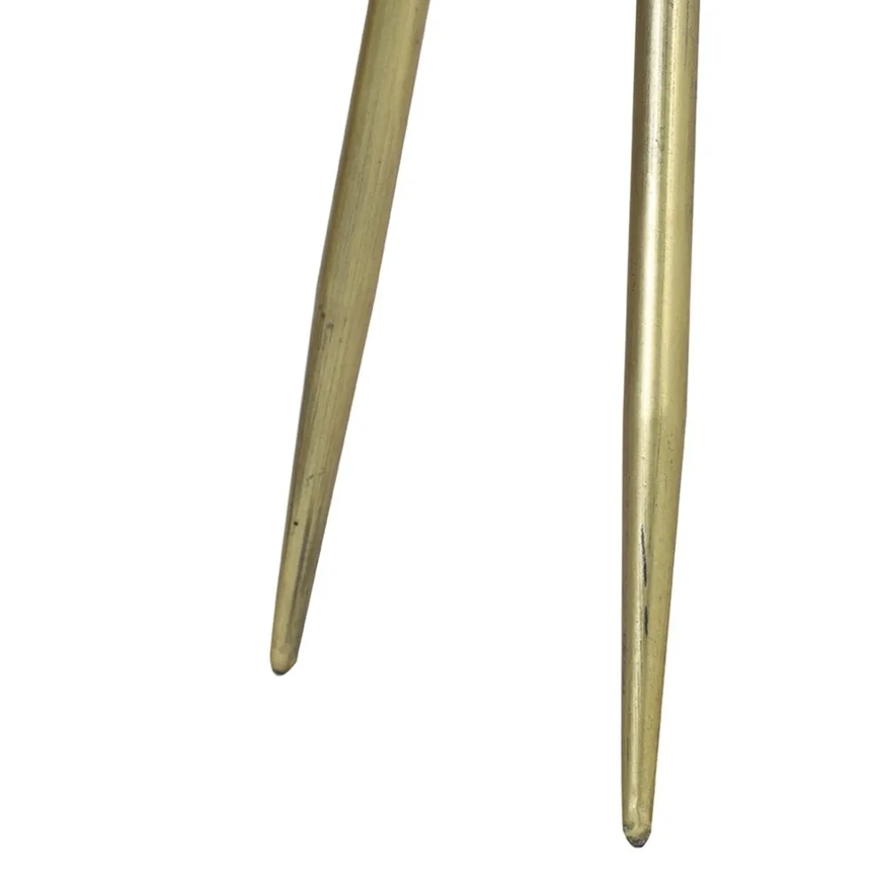 Bijzettafel Envira antiek goud Ø30x80.5 cm