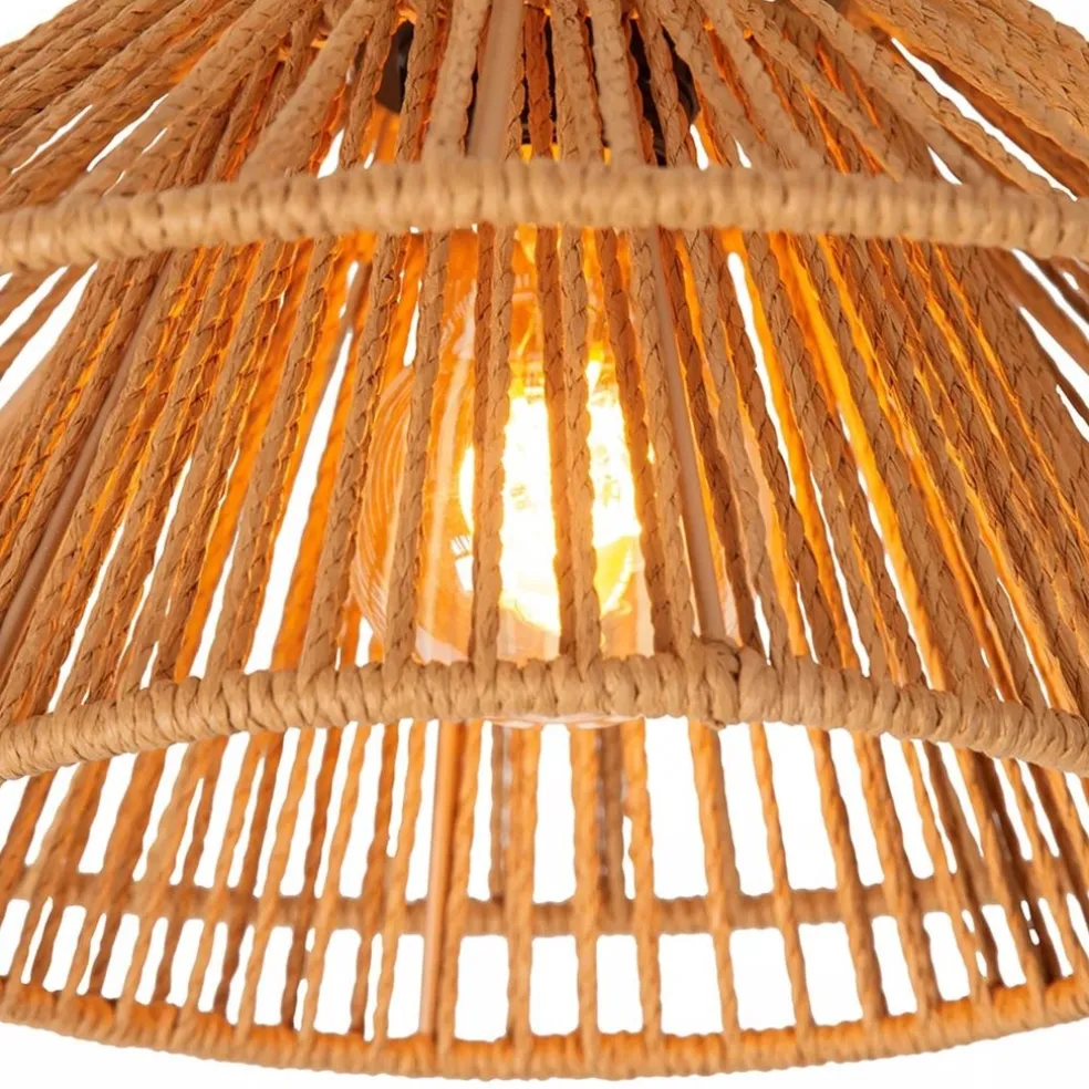 Botanische plafondlamp naturel / mat goud