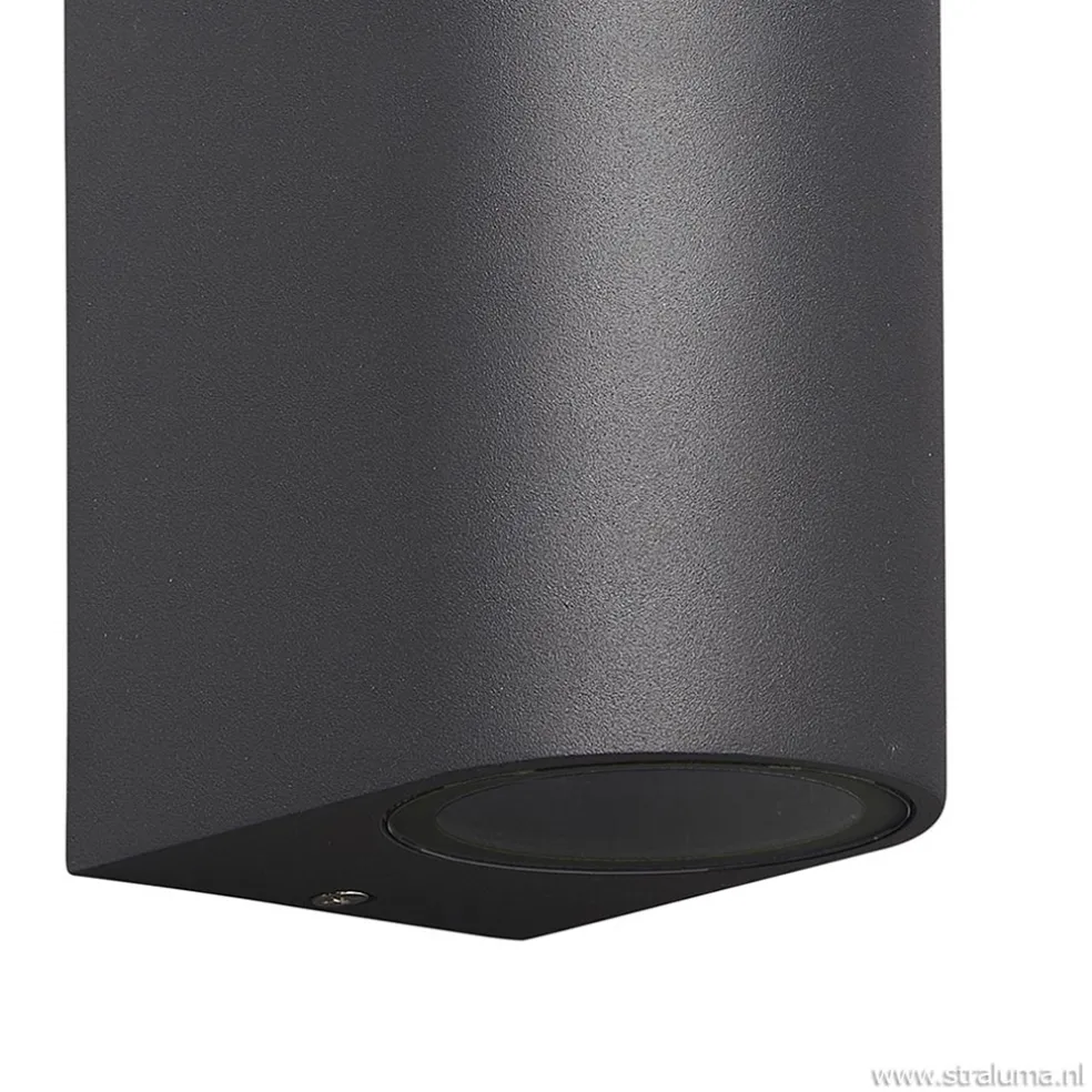 Buitenlamp afgerond up+down antra. IP54