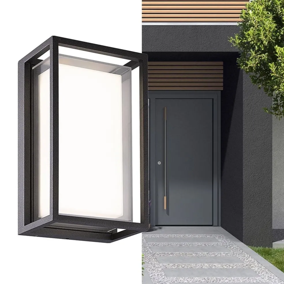 Buitenlamp antraciet IP65