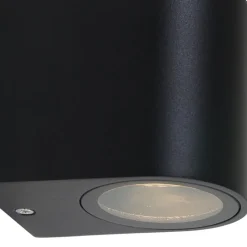 Buitenlamp Logan afgerond zwart IP44
