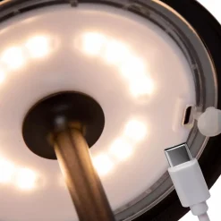 Buitenlamp op batterij zwart IP54