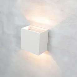 Buitenlamp rechthoekig wit IP65