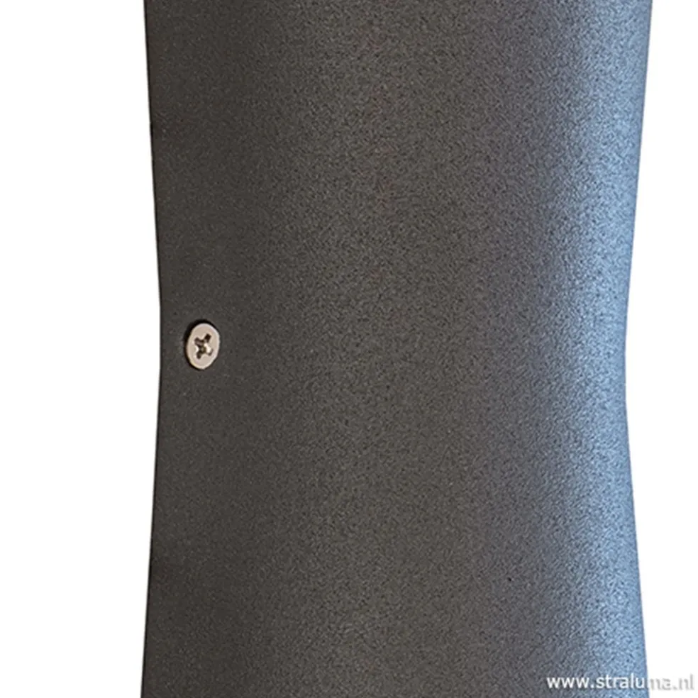 Buitenlamp wand antraciet up+down IP54