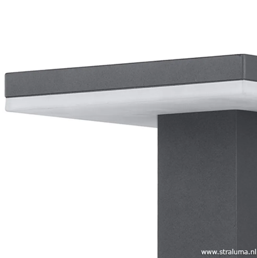 Buitenlamp-wandlamp antraciet square