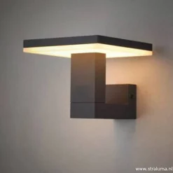 Buitenlamp-wandlamp antraciet square