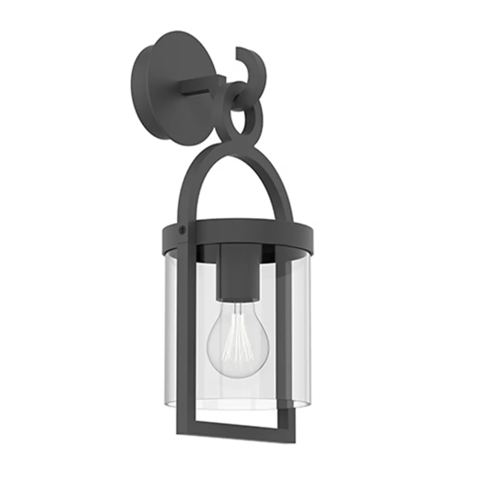 Buitenlantaarn-wandlamp antraciet IP54
