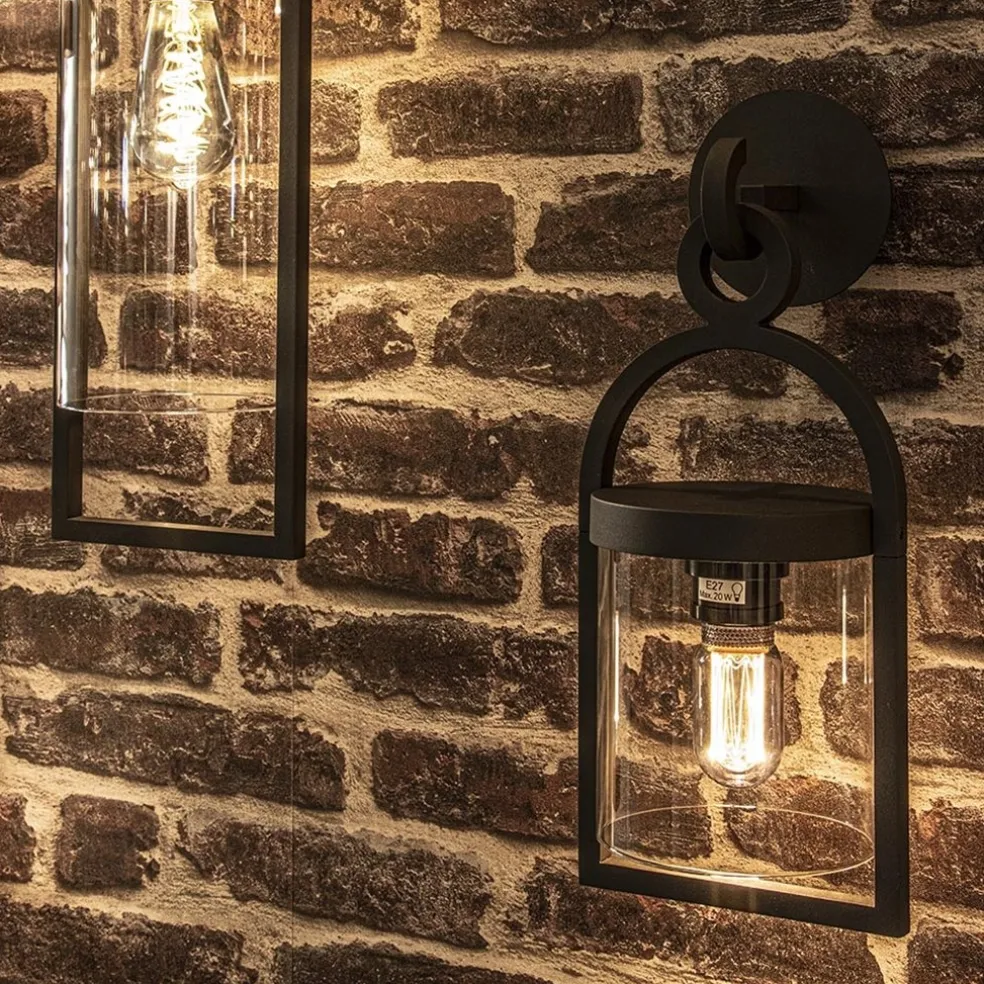 Buitenlantaarn-wandlamp antraciet IP54