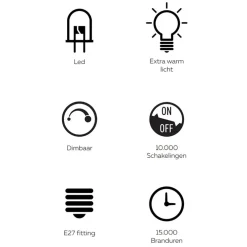 Calex Kalmar Natural dimbaar 5w e27