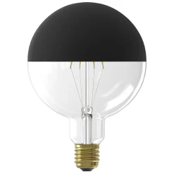 Calex LED G125 kopspiegel zwart dimbaar