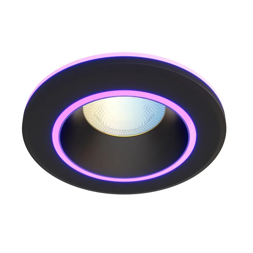 Calex Smart Halo inbouwspot zwart