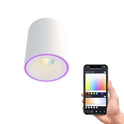 Calex Smart Halo plafondspot wit
