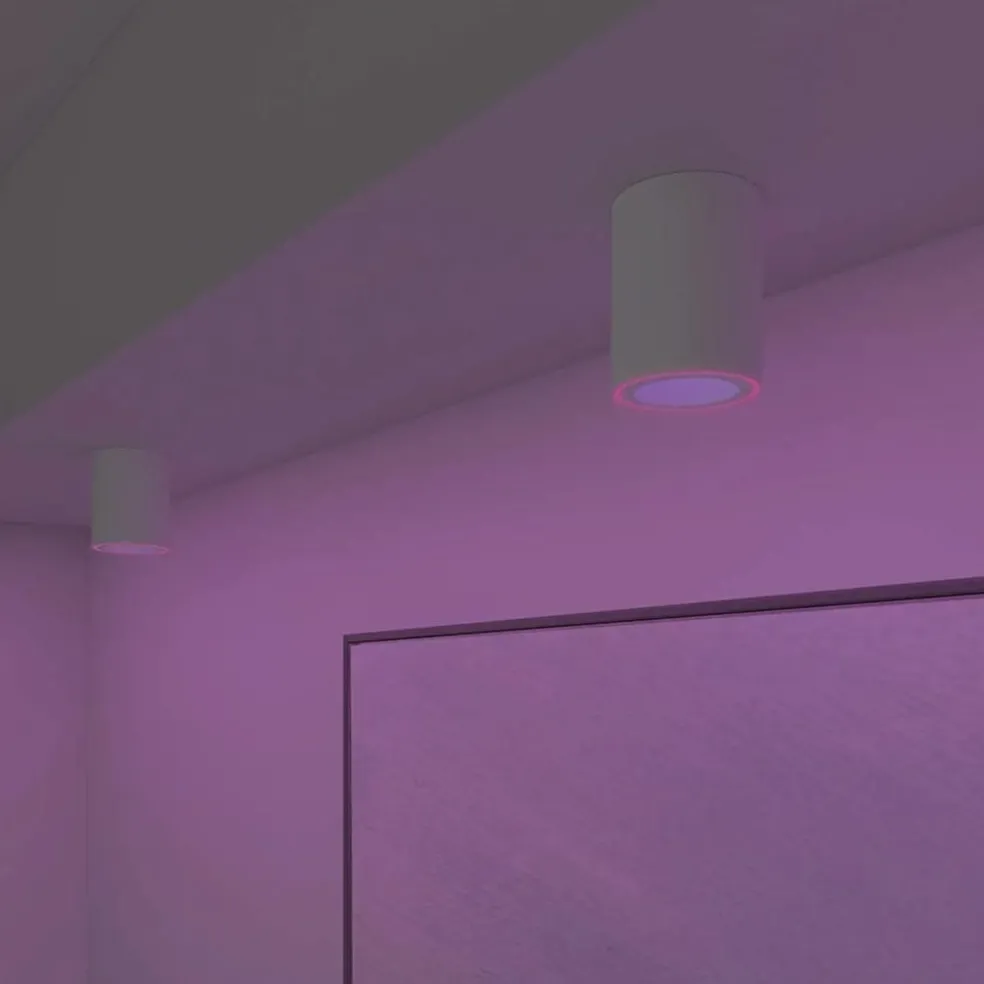 Calex Smart Halo plafondspot wit