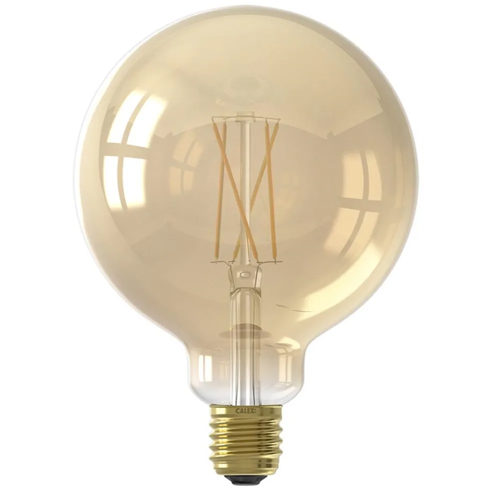 Calex Smart Home E27 Globe LED filament goud G125