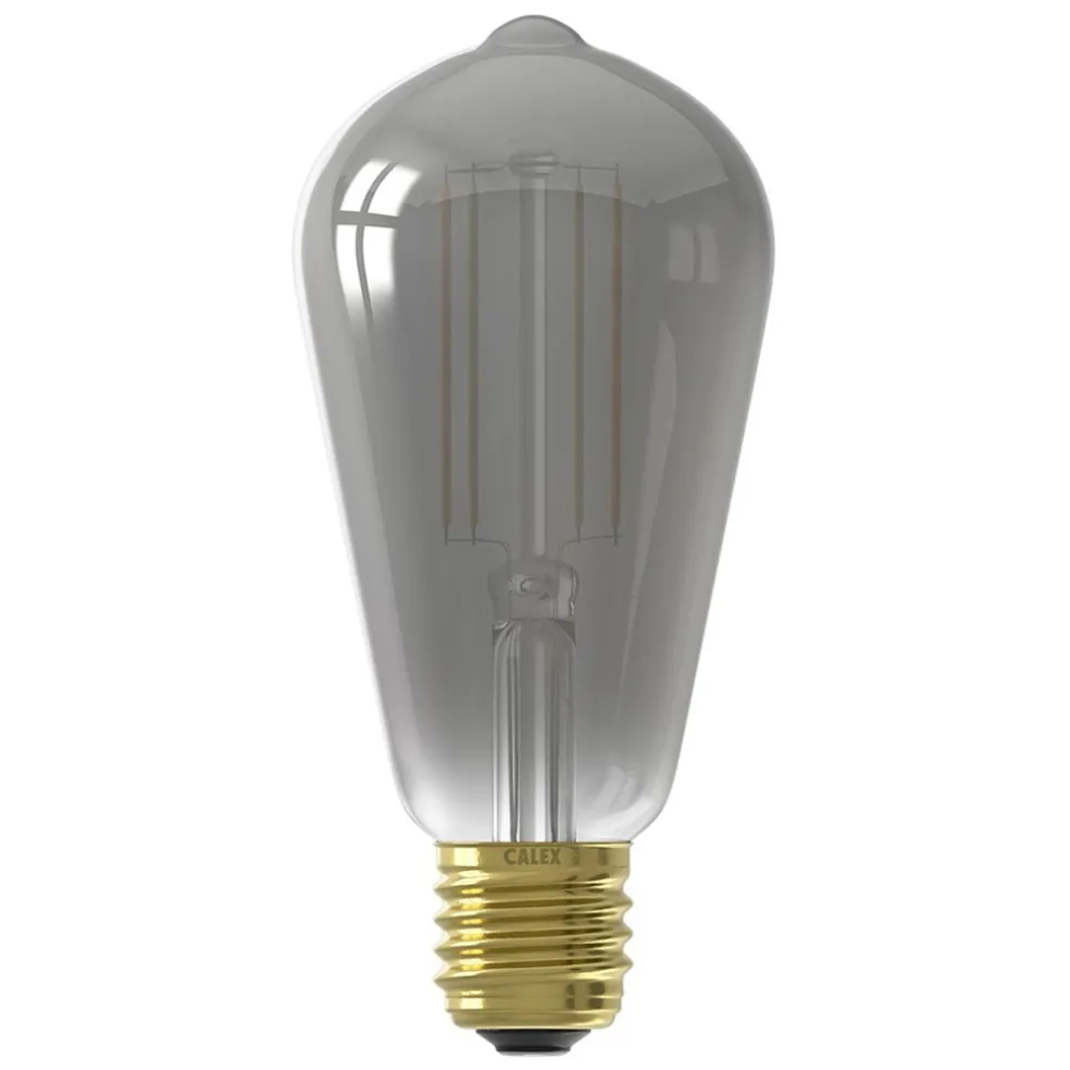 Calex Smart Home E27 LED filament smoke ST64