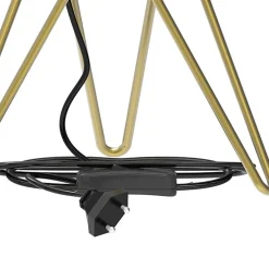 Calex tafelarmatuur driepoot goud E27