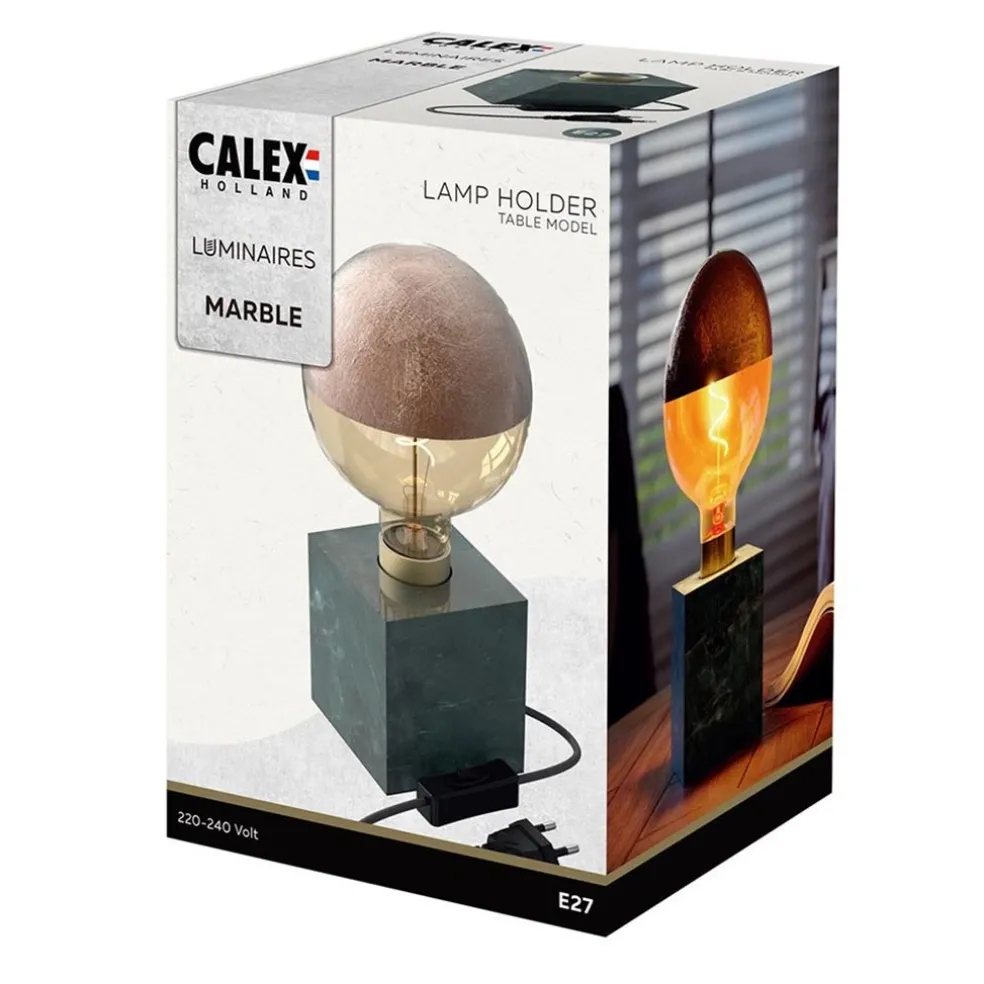 Calex tafelarmatuur groen/marmer