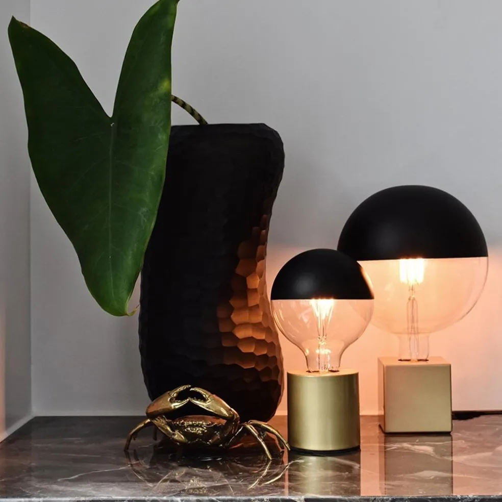 Calex tafelarmatuur rond matgoud