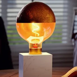 Calex tafelarmatuur wit/marmer