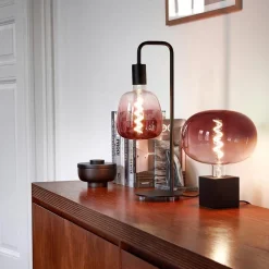 Calex tafellamp U-Line mat zwart exclusief lichtbron