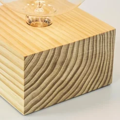 Calex tafellamp Wood FSC vierkant