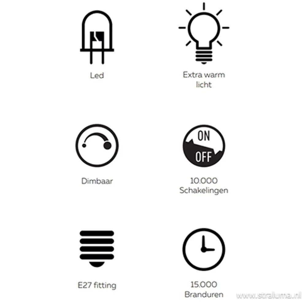 Calex Vienna led gold 4w e27