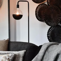 Calex vloerlamp U-Line mat zwart excl lichtbron