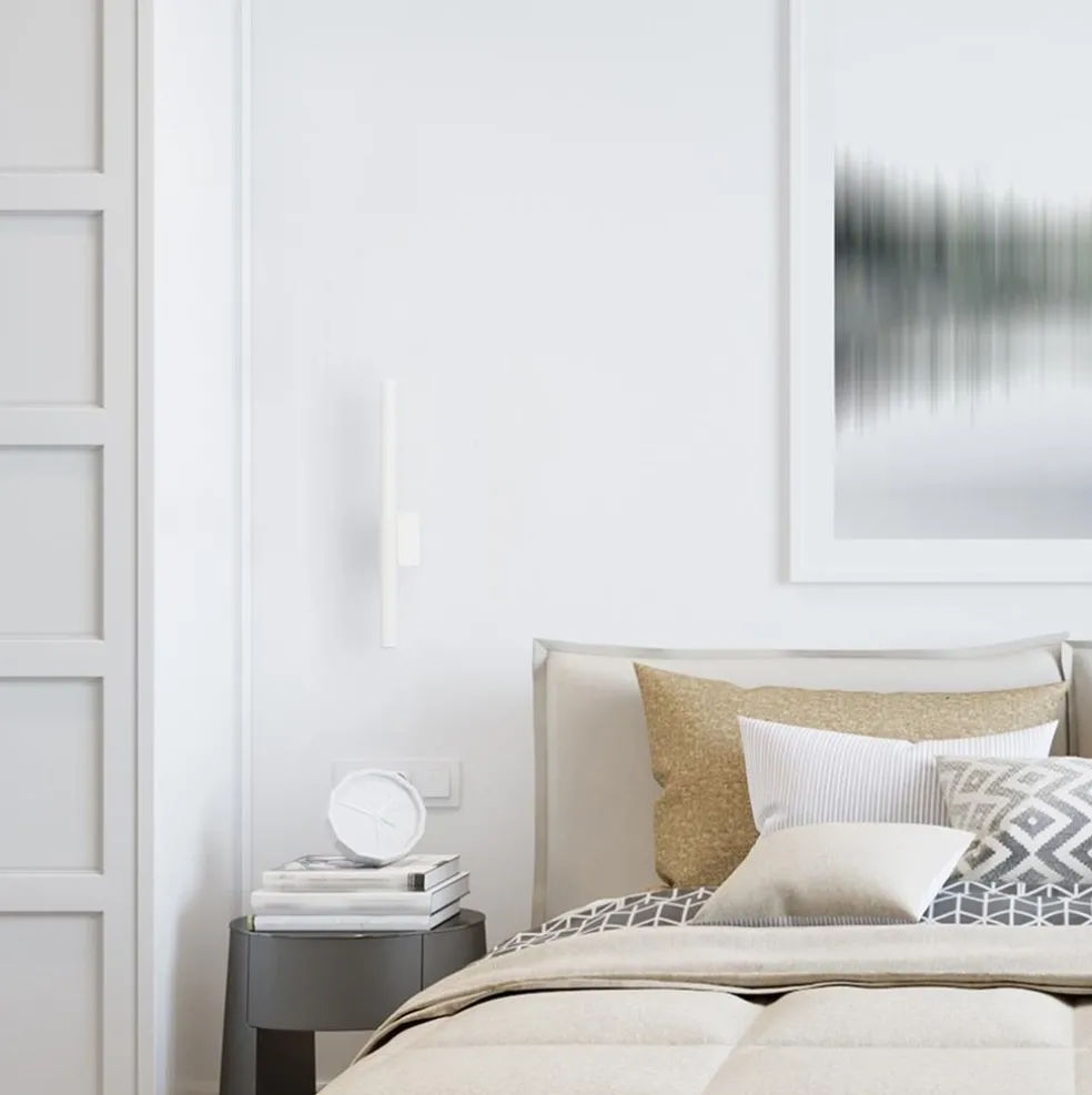 Cilinder wandlamp G9 up + down mat wit