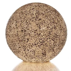 Decoratieve tafellamp 40cm glas zwart