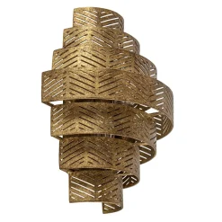 Decoratieve wandlamp ambachtelijk brons