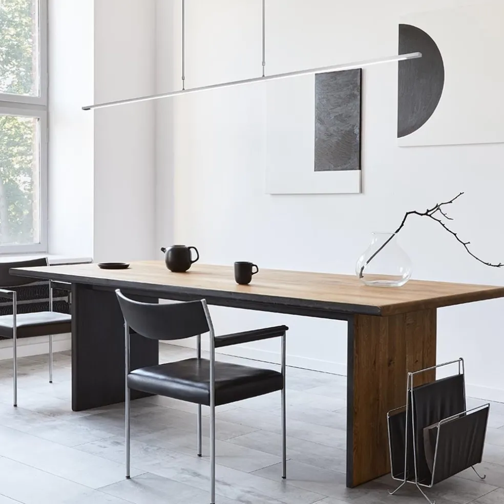 Design hanglamp balk inclusief dimbaar LED 200 cm