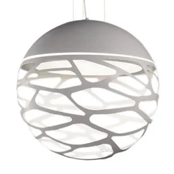Design hanglamp Kelly bol wit