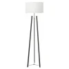 Design staande lamp zwart staal dimbaar
