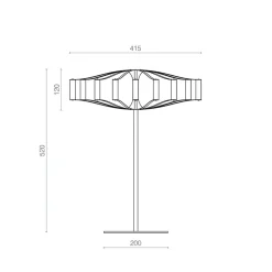 Design tafellamp Wheel inclusief dimbaar LED