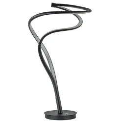 Design tafellamp zwart met dimbaar LED