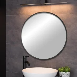 Design wandlamp badkamer LED zwart 90 cm