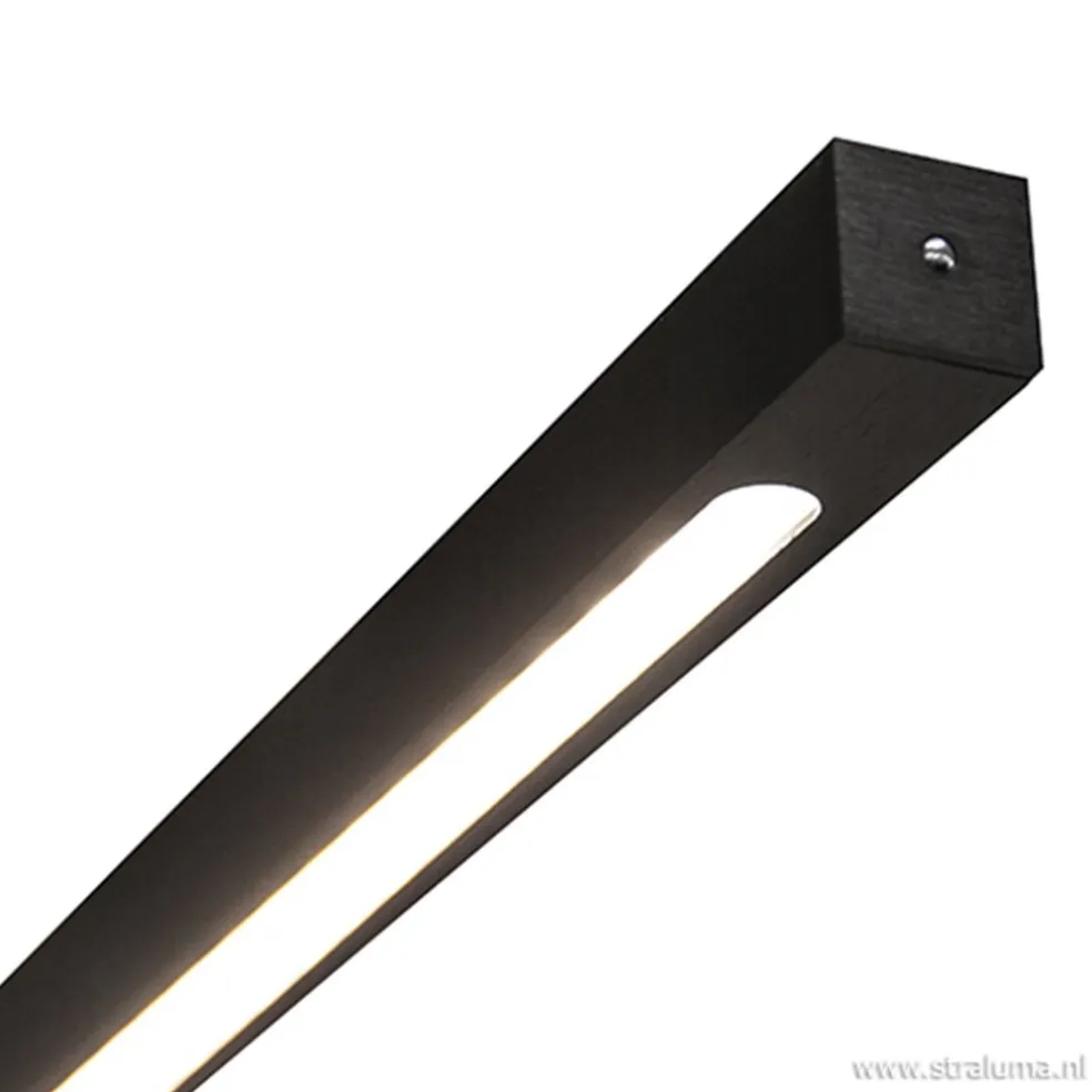 Dim to warm LED hanglamp-balk zwart