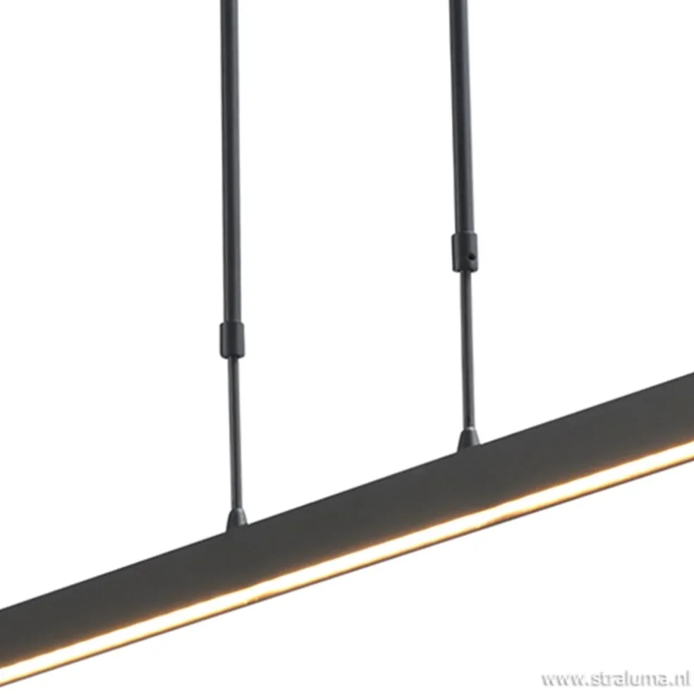 Dim to warm LED hanglamp-balk zwart