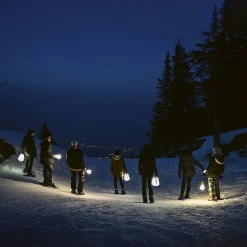 Draagbare buitenlamp IP54 grijs