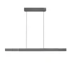 Elektrisch verstelbare LED hanglamp grijs dimbaar