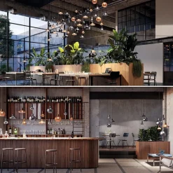 Flask B hanglamp 28cm metallic black