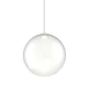 Glazen hanglamp Random Solo frosted wit 28 cm