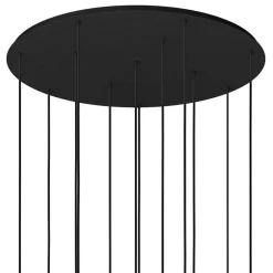 Grote design hanglamp / videlamp zwart Ø100 cm